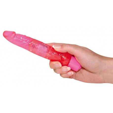 JELLY ANAL VIBRATOR PINK