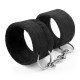 ESPOSAS DE VELCRO TOUGH LOVE CON CADENA DE 40CM EXTRA CRUSHIOUS NEGRAS