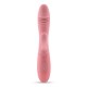 VIBRADOR RECARGABLE CON ESTIMULADOR DE CLÍTORIS BLOSSOMS ROSA PASTEL Y LUBRICANTE DE BASE AGUA INCLUIDO CRUSHIOUS