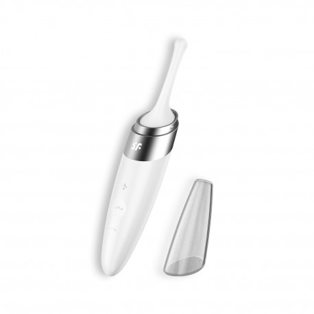 SATISFYER TWIRLING DELIGHT VIBRATOR WHITE