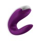 VIBRADOR DOUBLE FUN CON APP SATISFYER MORADO