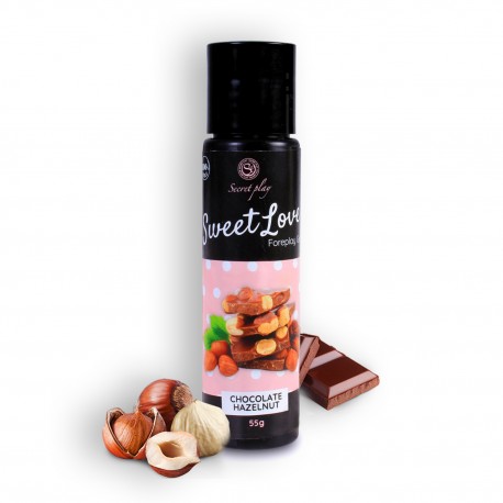 SWEET LOVE HAZELNUT CHOCOLATE FLAVOURED LUBRICANT GEL SECRET PLAY 60ML