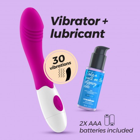 CRUSHIOUS GROWLIE VIBRATOR WITH WATERBASED LUBRICANT INCLUDED