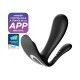 ESTIMULADOR DEL PUNTO-G Y ANAL TOP SECRET + CON APP SATISFYER NEGRO