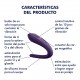 VIBRADOR PARA CASAL DOUBLE CLASSIC COM CARREGADOR USB