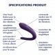 VIBRADOR PARA PAREJAS DOUBLE CLASSIC CON CARGADOR USB