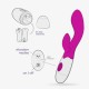 VIBRADOR CON ESTIMULADOR DE CLÍTORIS CHERIE Y LUBRICANTE DE BASE AGUA INCLUIDO CRUSHIOUS