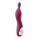 SATISFYER A-MAZING 1 G-SPOT STIMULATOR BURGUNDY