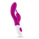 CRUSHIOUS GUMMIE RABBIT VIBRATOR PURPLE WITH WATERBASED LUBRICANT INCLUDED