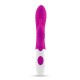 VIBRADOR CON ESTIMULADOR DE CLÍTORIS GUMMIE MORADO Y LUBRICANTE DE BASE AGUA INCLUIDO CRUSHIOUS