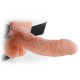 STRAP-ON OCO COM TESTÍCULOS 7" FETISH FANTASY SERIES BRANCO