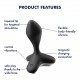 VIBRADOR ANAL GAME CHANGER SATISFYER NEGRO