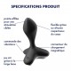 VIBRADOR ANAL GAME CHANGER SATISFYER NEGRO