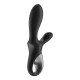 VIBRADOR HEAT CLIMAX + CON APP SATISFYER NEGRO