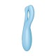 VIBRADOR THREESOME 4 CON APP SATISFYER AZUL