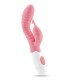 VIBRADOR CON ESTIMULADOR DE CLÍTORIS GUMMIE ROSA Y LUBRICANTE DE BASE AGUA INCLUIDO CRUSHIOUS