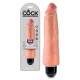 VIBRADOR REALÍSTICO KING COCK VIBRATING STIFFY 8” BRANCO