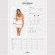 OBSESSIVE AMOR BLANCO CHEMISE AND THONG WHITE