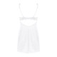 OBSESSIVE AMOR BLANCO CHEMISE AND THONG WHITE