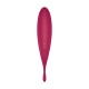 VIBRADOR TWIRLING PRO SATISFYER CON APLICACIÓN CONNECT ROJO