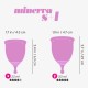 COPAS MENSTRUALES MINERVA S + L CON BOLSA Y LIMPIADOR DE JUGUETES 150 ML CRUSHIOUS