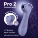 ESTIMULATEUR PRO 2 GEN 3 SATISFYER AVEC CONNECT APP LILAS