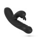 LAPIN VIBRADOR RECARREGÁVEL RABBIT COM IMPULSO PRETO CRUSHIOUS