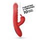 LAPIN VIBRADOR CONEJO RECARGABLE CON EMPUJE ROJO CRUSHIOUS