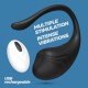 HUEVO VIBRADOR RECARGABLE CON MANDO A DISTANCIA TAMAGO CRUSHIOUS NEGRO