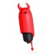 CRUSHIOUS O-PET DEVIL WITH 10 VIBRATION BULLET RED