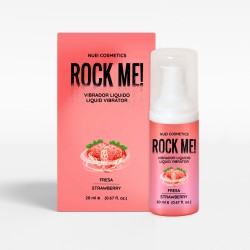 NUEI ROCK ME! LIQUID VIBRATOR STRAWBERRY 20 ML