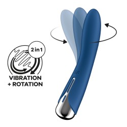 SATISFYER SPINNING VIBE 1 VIBRATOR BLUE