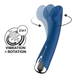 SATISFYER SPINNING G-SPOT 1 VIBRATOR BLUE