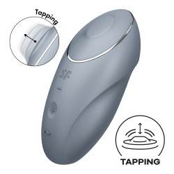 SATISFYER TAP & CLIMAX 1 BLUE GREY STIMULATOR