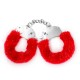 SPANGLE ESPOSAS DE METAL CON PELUCHE ROJO CRUSHIOUS