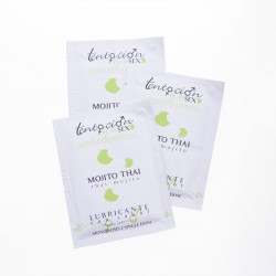 20 SINGLE DOSES OF MOJITO THAI FLAVOURED LUBRICANT 5ML TENTACIÓN PLAY SEX