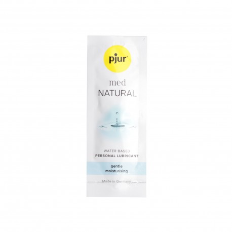 PJUR LUBRIFIANT MED NATUREL À BASE D'EAU 2 ML