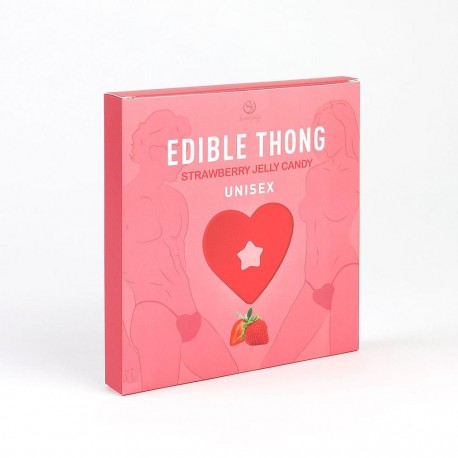 SECRET PLAY STRAWBERRY EDIBLE THONG