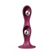 DILDO CINÉTICO DOUBLE BALL-R WEIGHTED DILDO VERMELHO SATISFYER