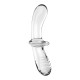 DILDO DE CRISTAL DOUBLE CRYSTAL TRANSPARENTE SATISFYER