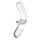 GODE EN VERRE DOUBLE CRYSTAL TRANSPARENT SATISFYER