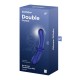 GODE EN VERRE DOUBLE CRYSTAL BLEU SATISFYER