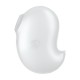 SATISFYER CUTIE GHOST - AIR PULSE VIBRATOR - WHITE