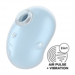 VIBRATEUR CUTIE GHOST - AIR PULSE VIBRATOR - BLEU SATISFYER