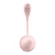 OVO VIBRATÓRIO COM APLICAÇÃO RIBBED PETAL CONNECT APP ROSA SATISFYER