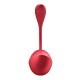 HUEVO VIBRADOR CON APLICACIÓN SHINY PETAL CONNECT APP ROJO SATISFYER