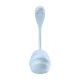 SATISFYER SMOOTH PETAL CONNECT APP - WEARABLE COUPLE VIBRATOR - LIGHT BLUE