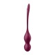 SATISFYER LOVE BIRDS VARY CONNECT APP PELVIC FLOOR TRAINING WINE RED