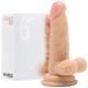 REALROCK 6” REALISTIC DILDO WITH BALLS WHITE