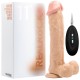 VIBRADOR REALISTA CON TESTÍCULOS REALROCK 11” BLANCO